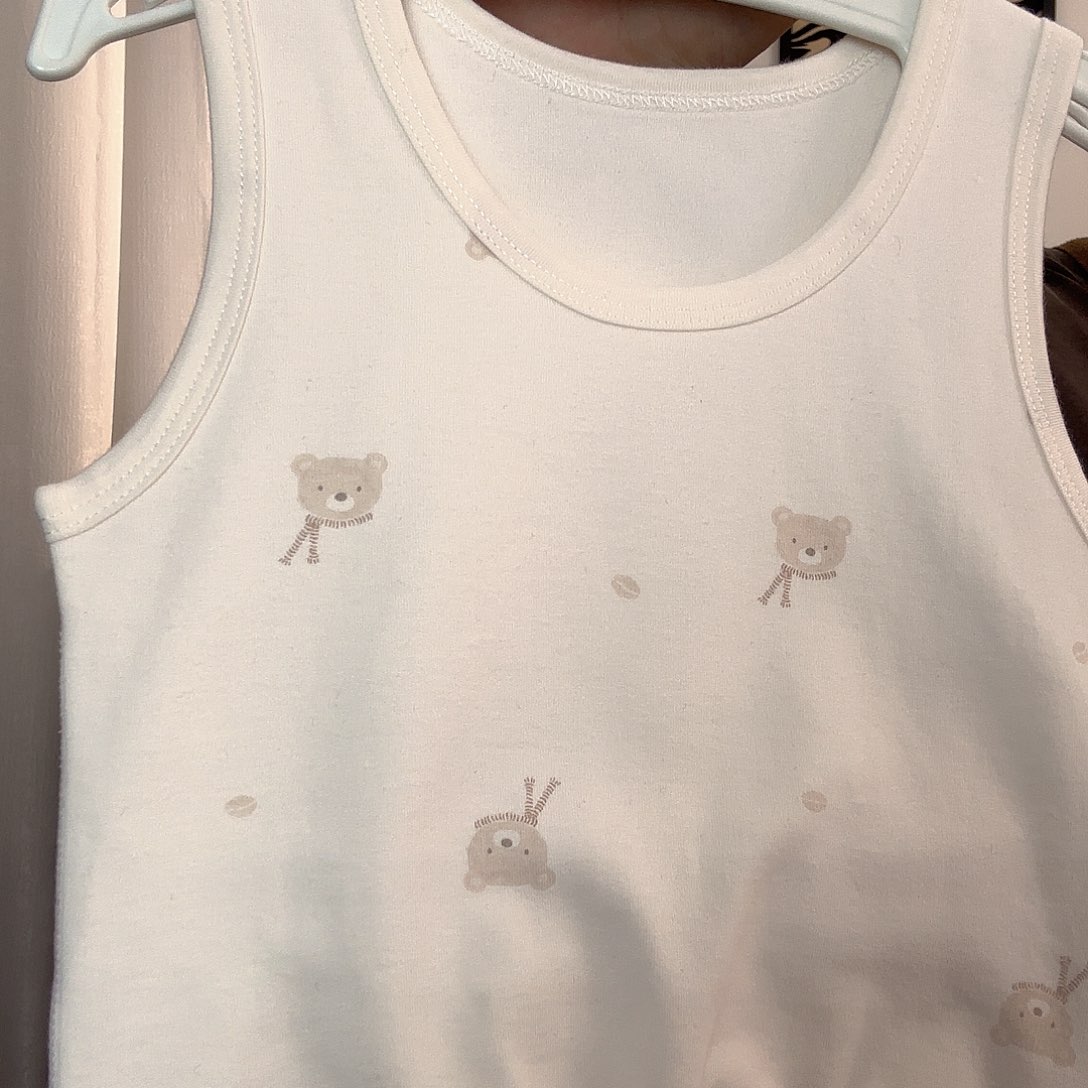 无***龙小熊高腰背心80码