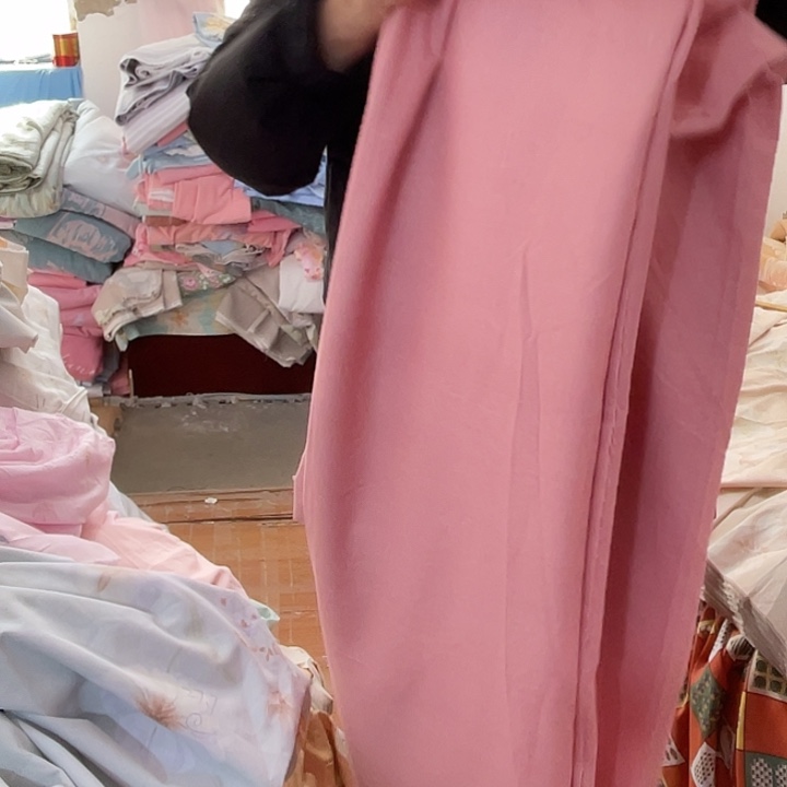 停***雨棉纯棉长绒棉镜面粉4米