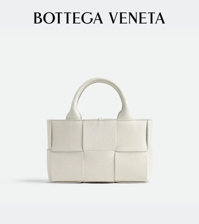 95新 BOTTEGA VENETA/葆蝶家 珍甄 mini三格托特包(缺肩带) 90747