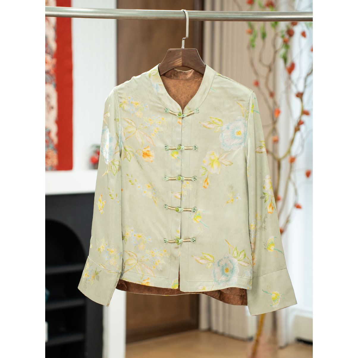 [轻罗]2025新中式国风秋季开衫外套上衣3292