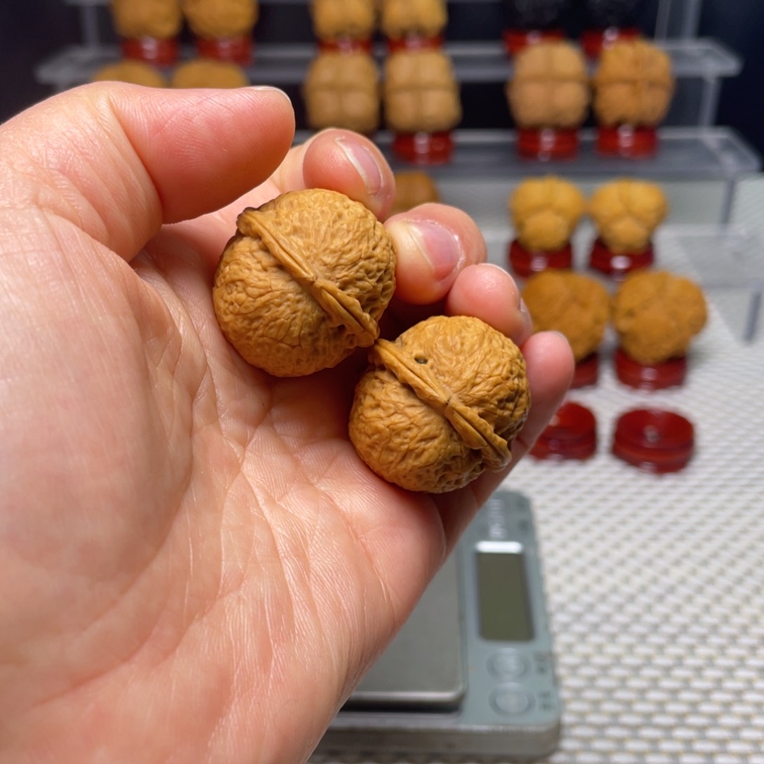 文玩核桃把件27福星小铁锤