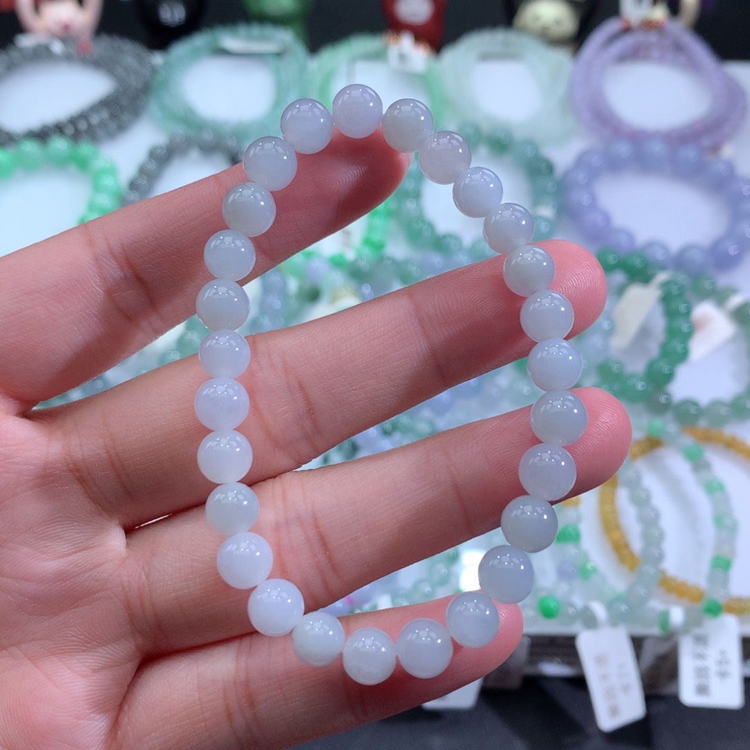 翡翠手链未镶嵌天然