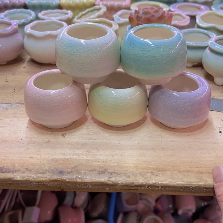 陶瓷花盆当场凑满12包邮