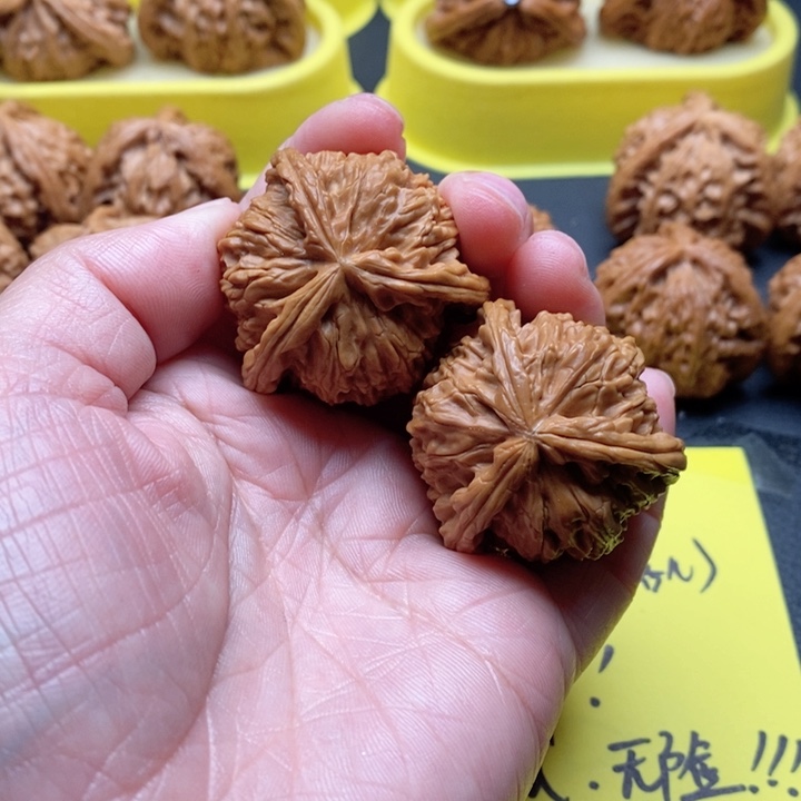 把件文玩核桃39尺拼接工艺品白奔
