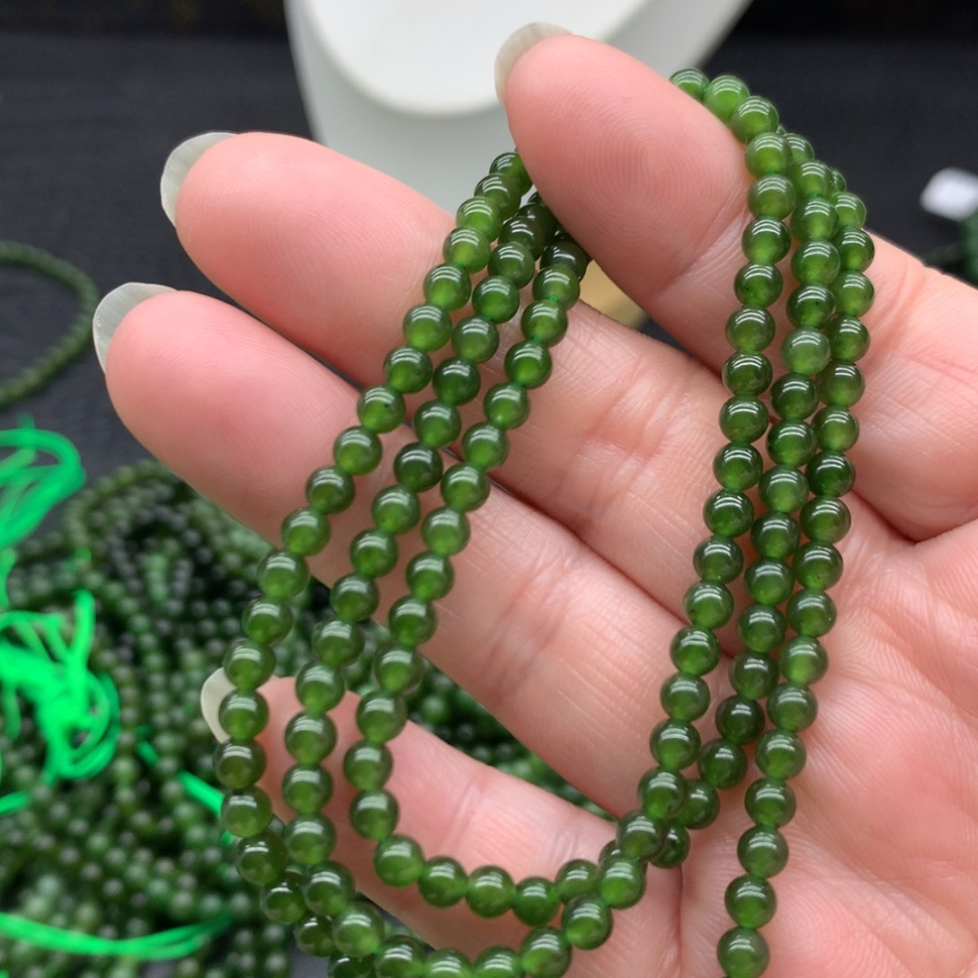 和田玉未镶嵌手链4