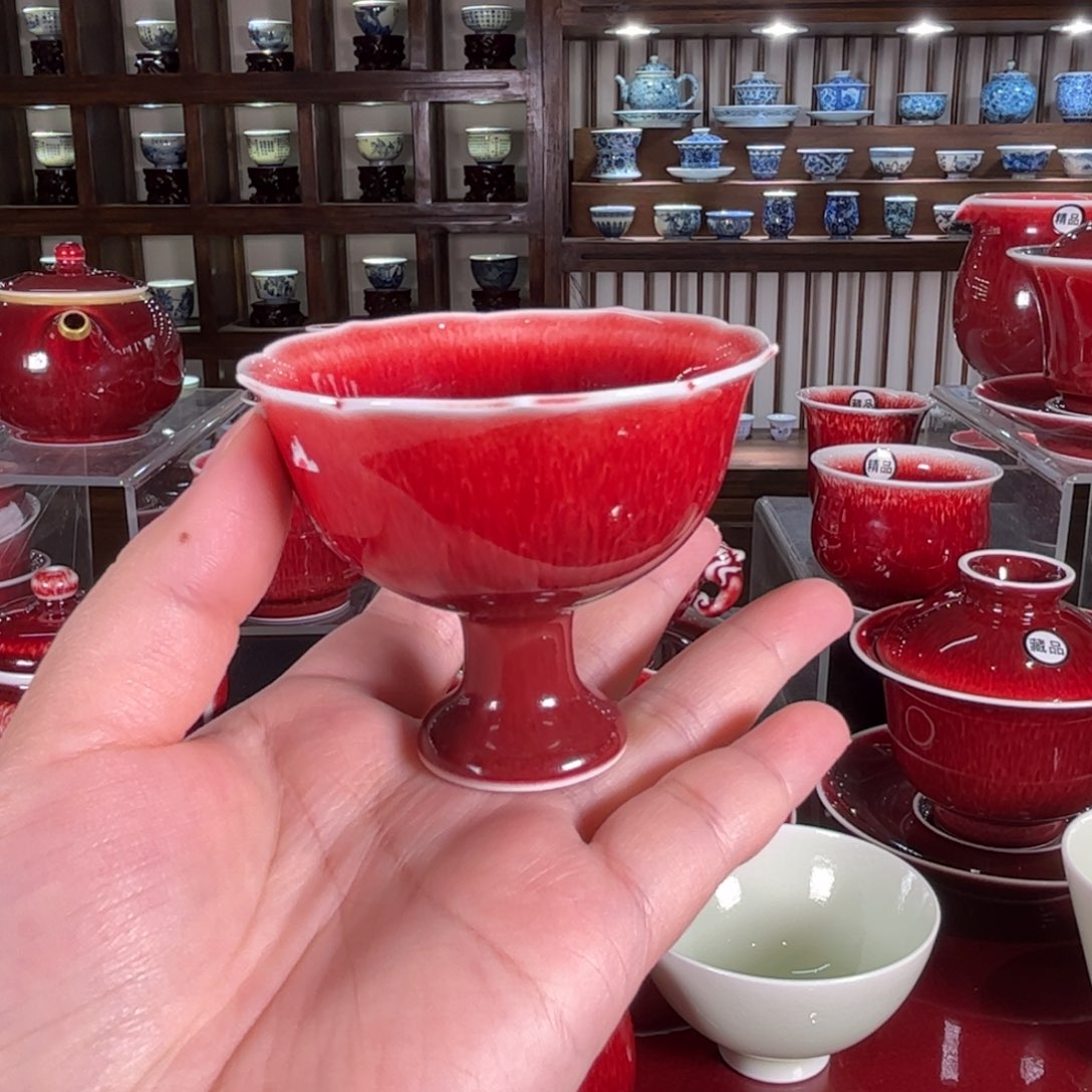 杯子景德镇高温原矿釉