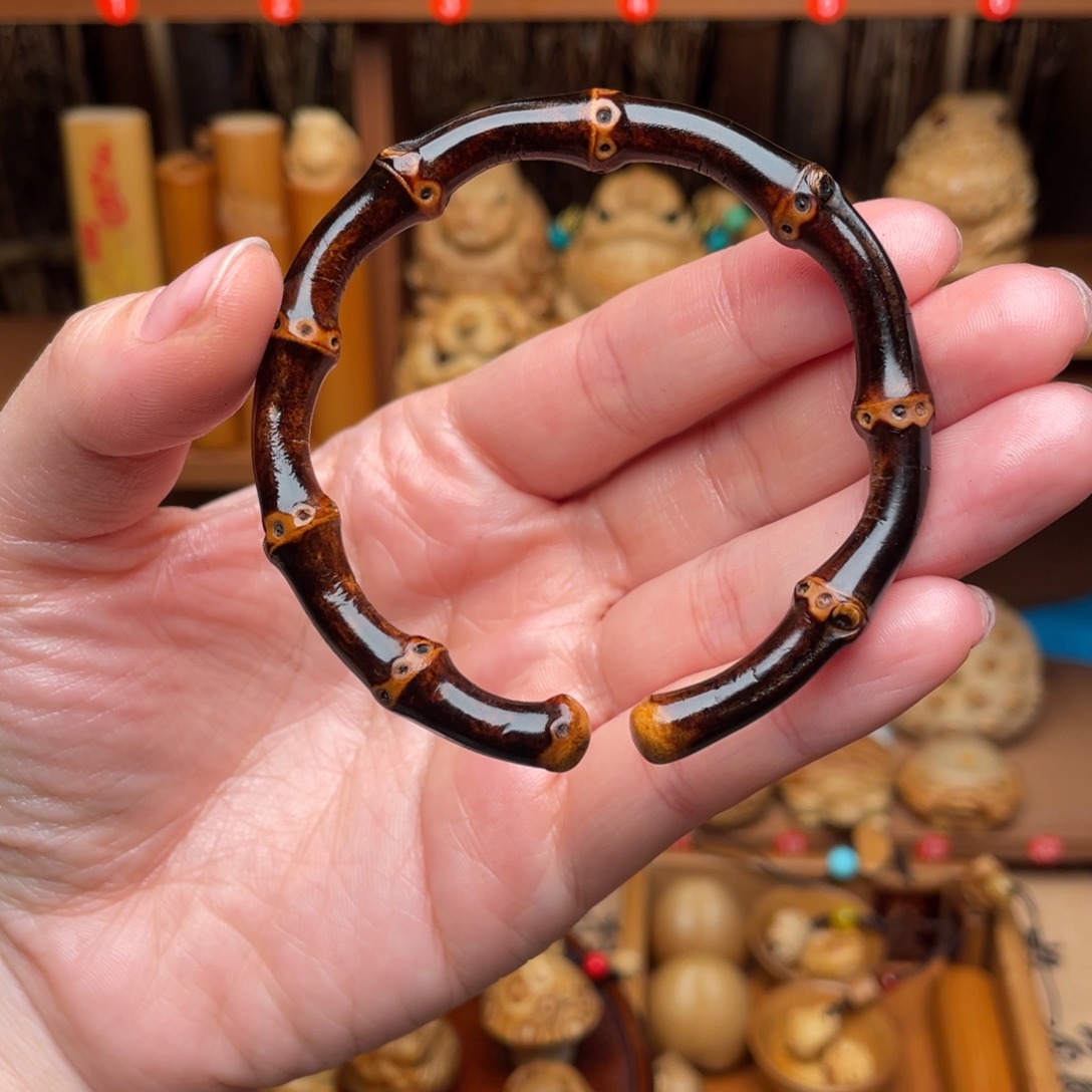 竹福利紫竹鞭手镯