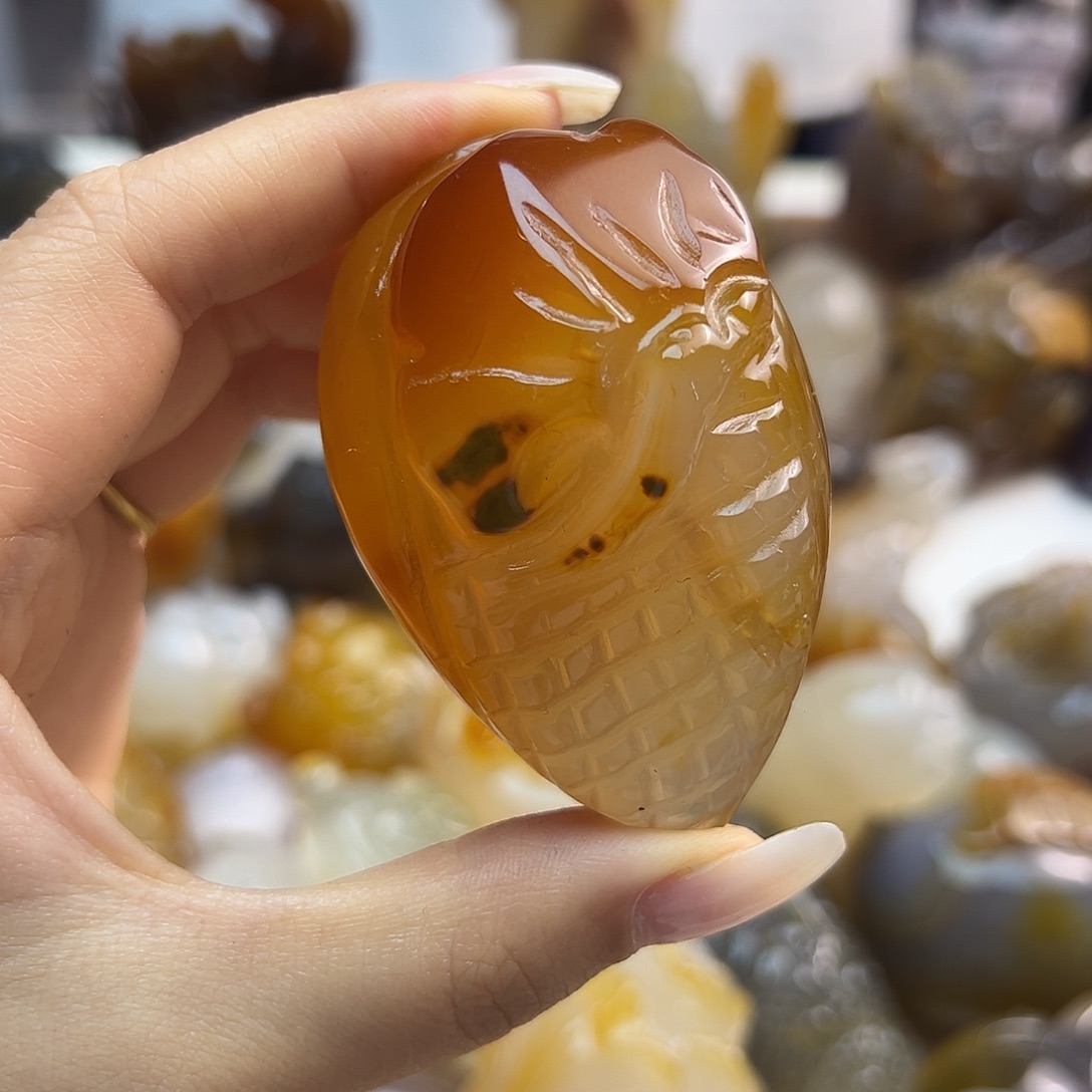 玛瑙/玉髓未镶嵌颈饰