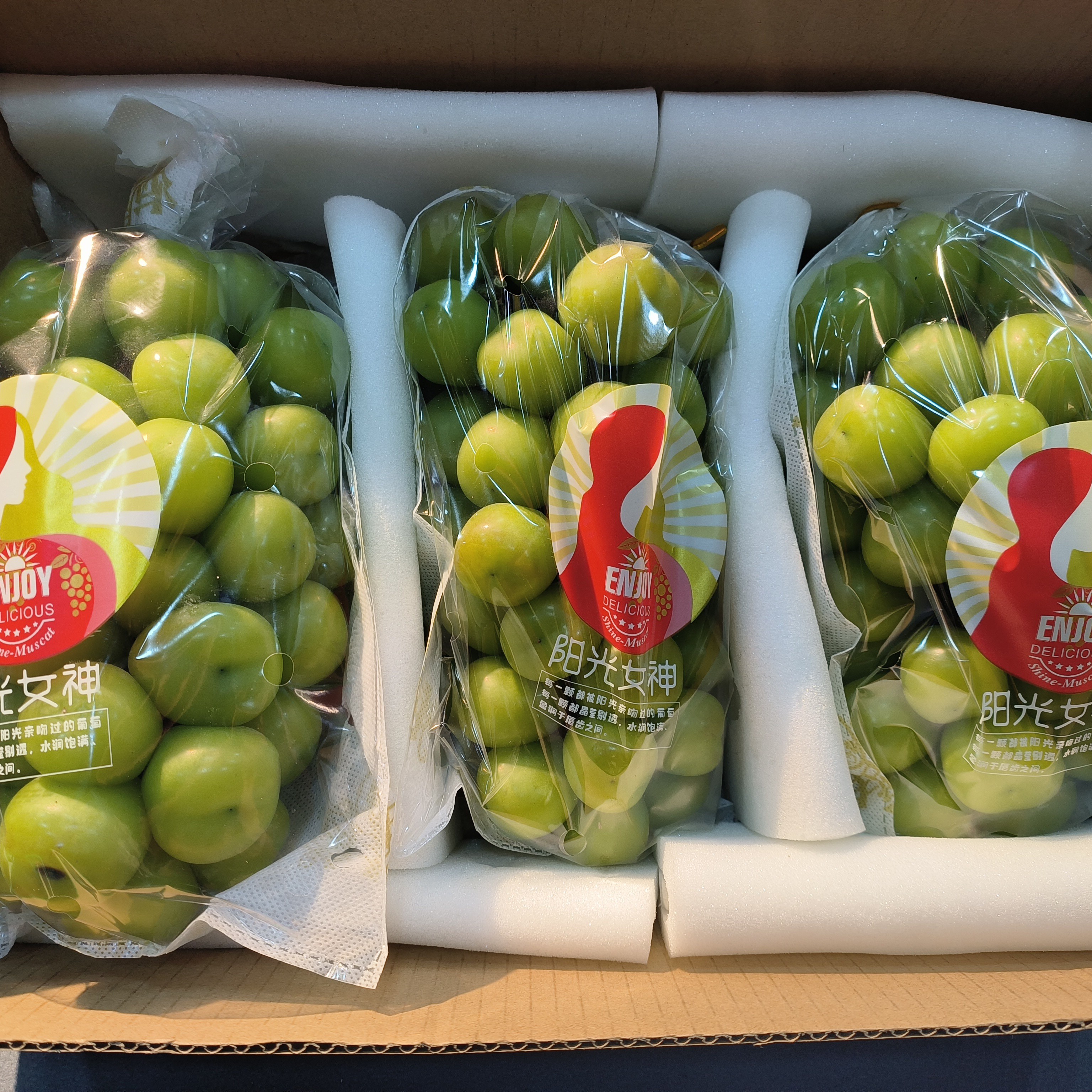 精选晴王葡萄礼盒 3串