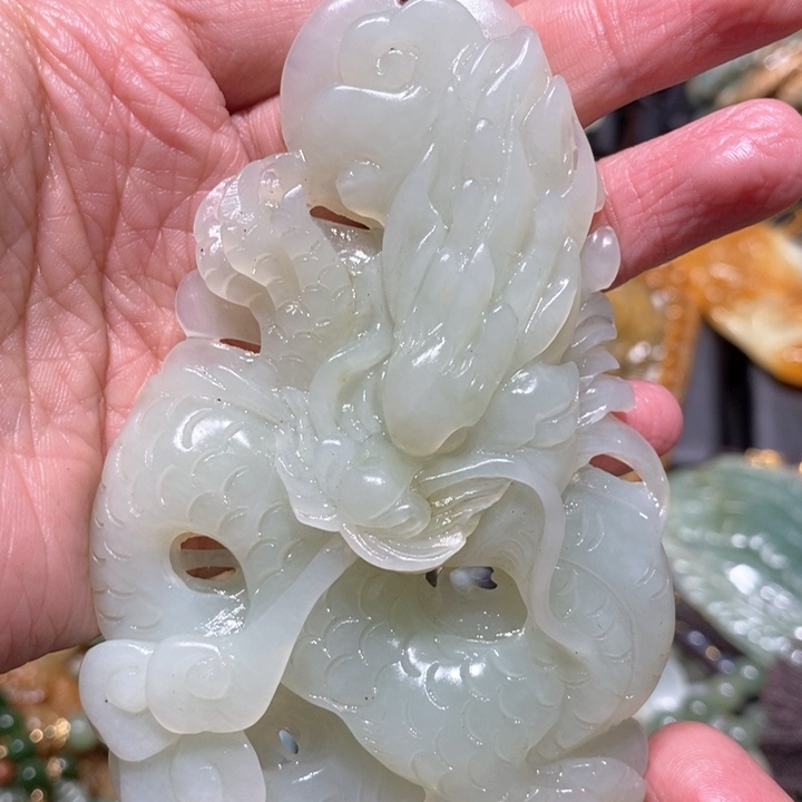 岫玉毛衣链未镶嵌