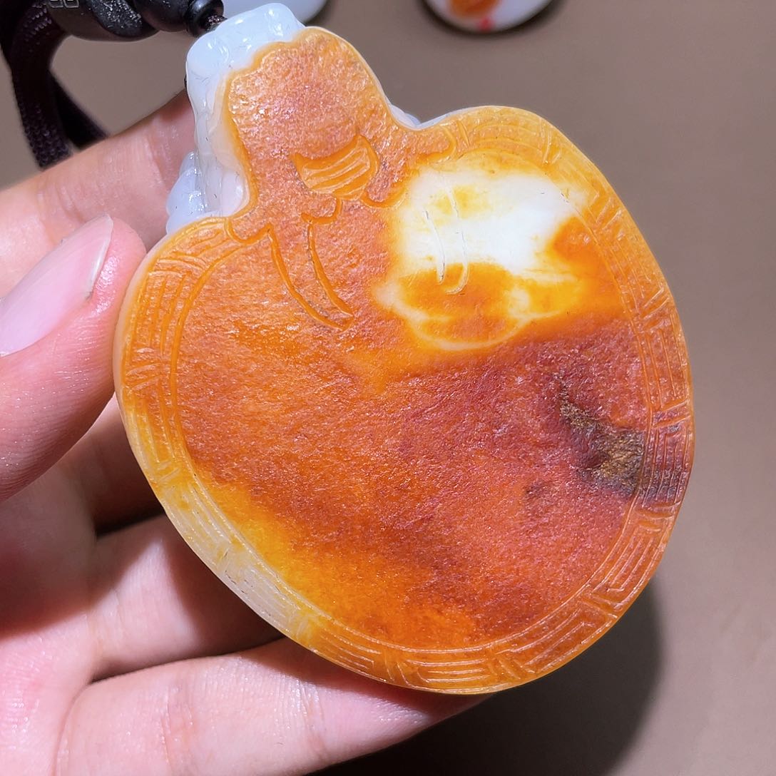 和田玉未镶嵌挂件Y