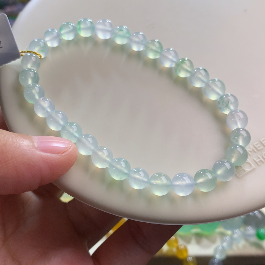 翡翠未镶嵌手链卡6