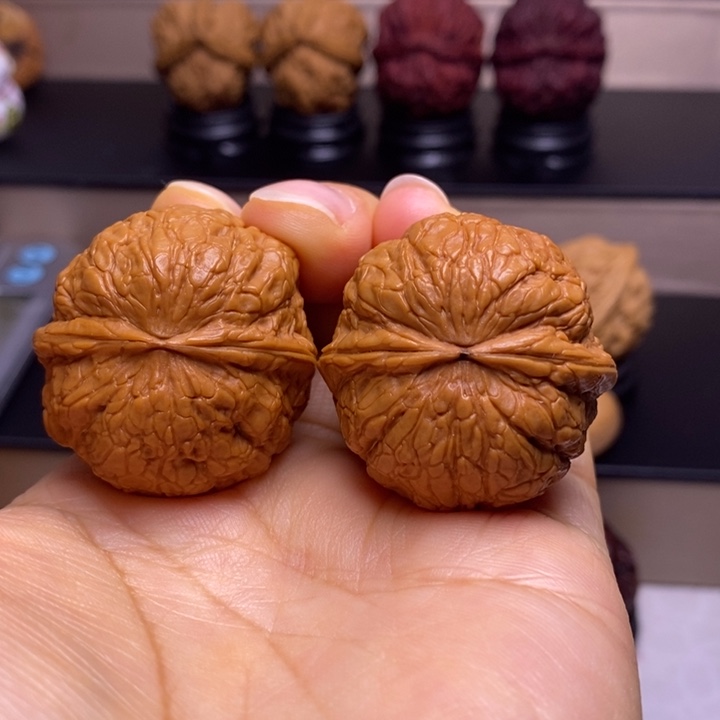 把件文玩核桃金蟒蛇皮球16