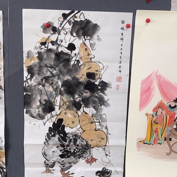 国画王宝祥50.10手绘画芯