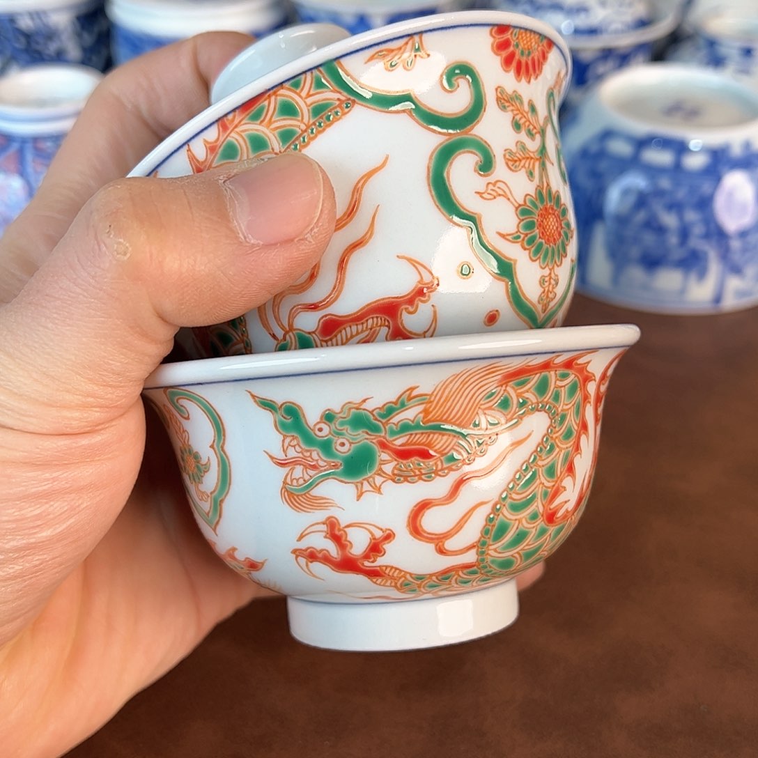 杯遇*玉景德镇全手工手绘陶瓷