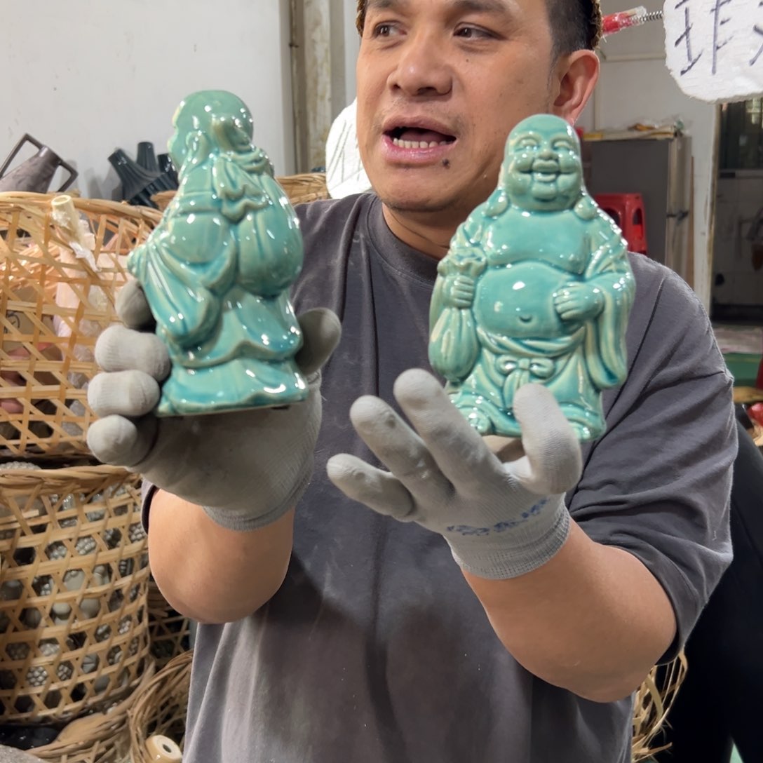 摆件189 号高中低温陶瓷工艺瓶（部分微瑕）