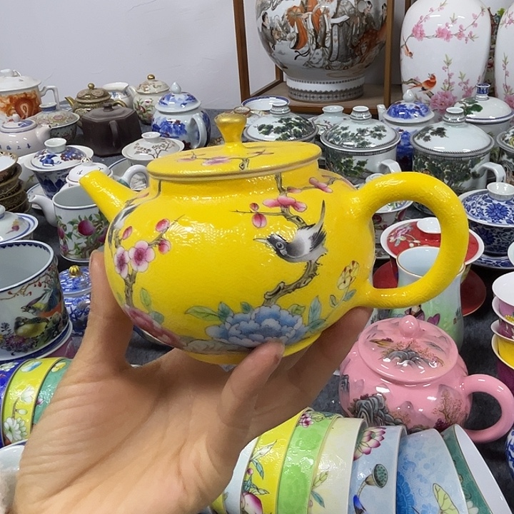 用***4摆件陶景德镇陶瓷＂景德镇陶瓷