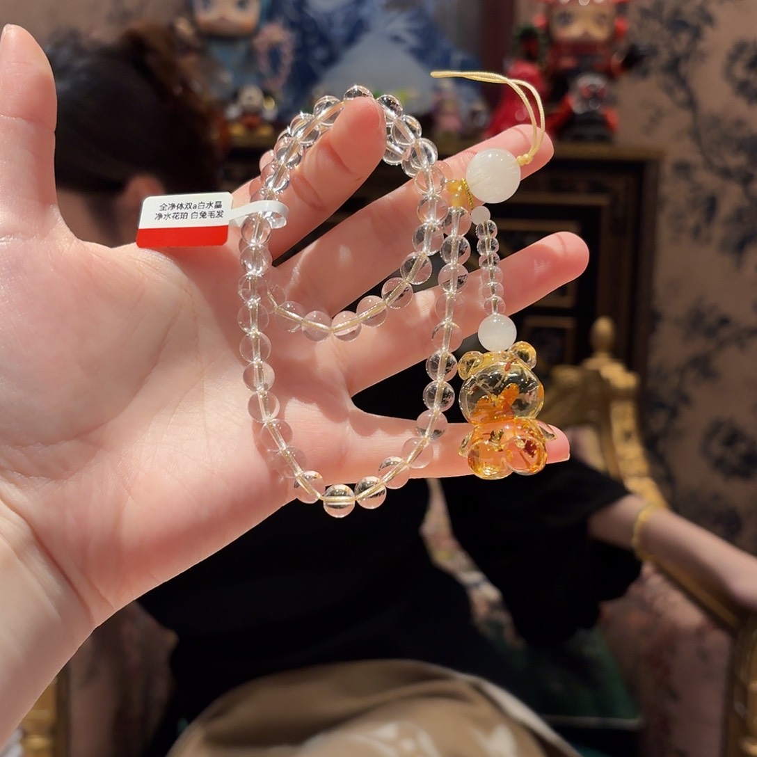 水晶车挂未镶嵌挂件