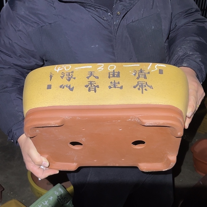 紫砂花盆紫砂等传统