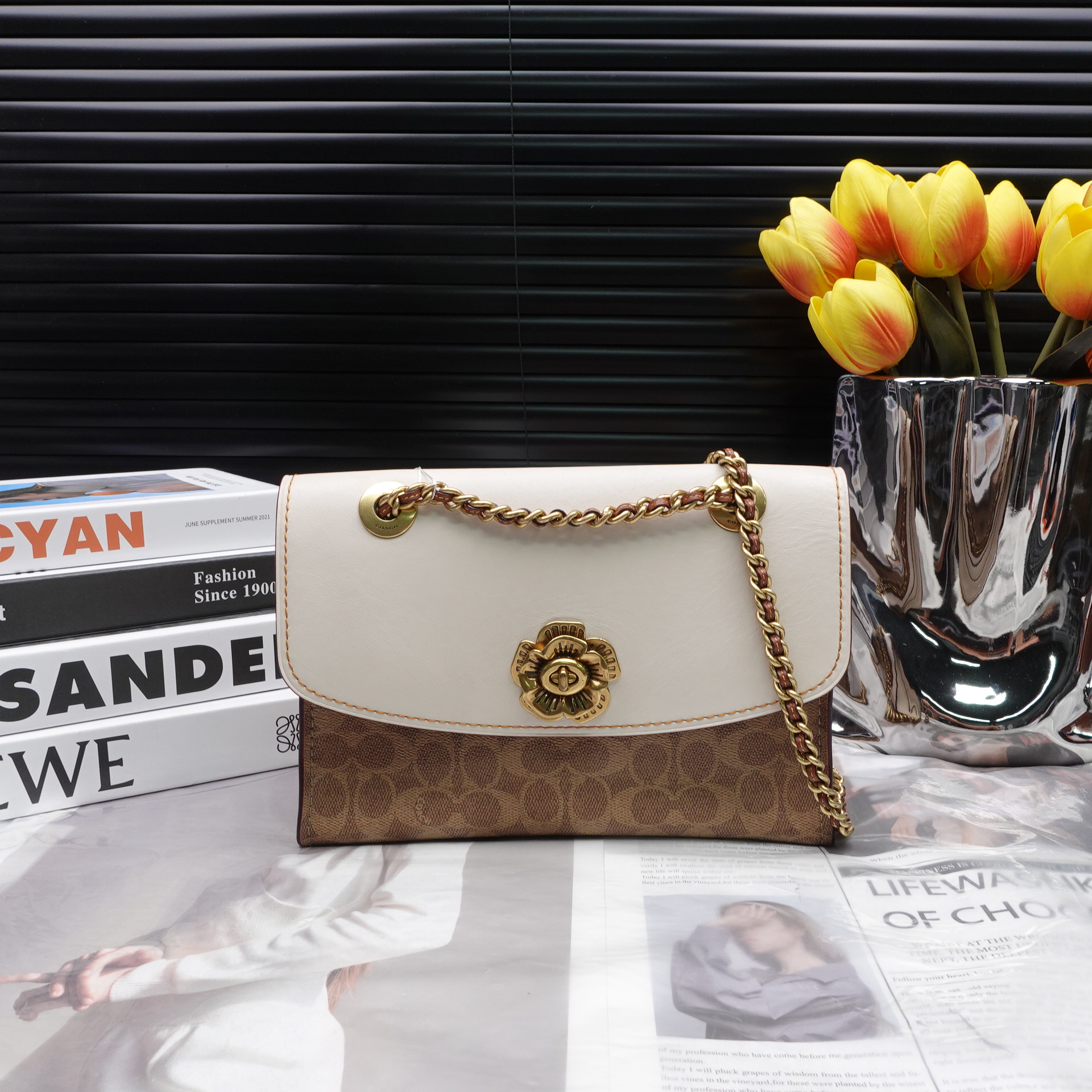 95新 COACH/蔻驰 单肩包/T10244713