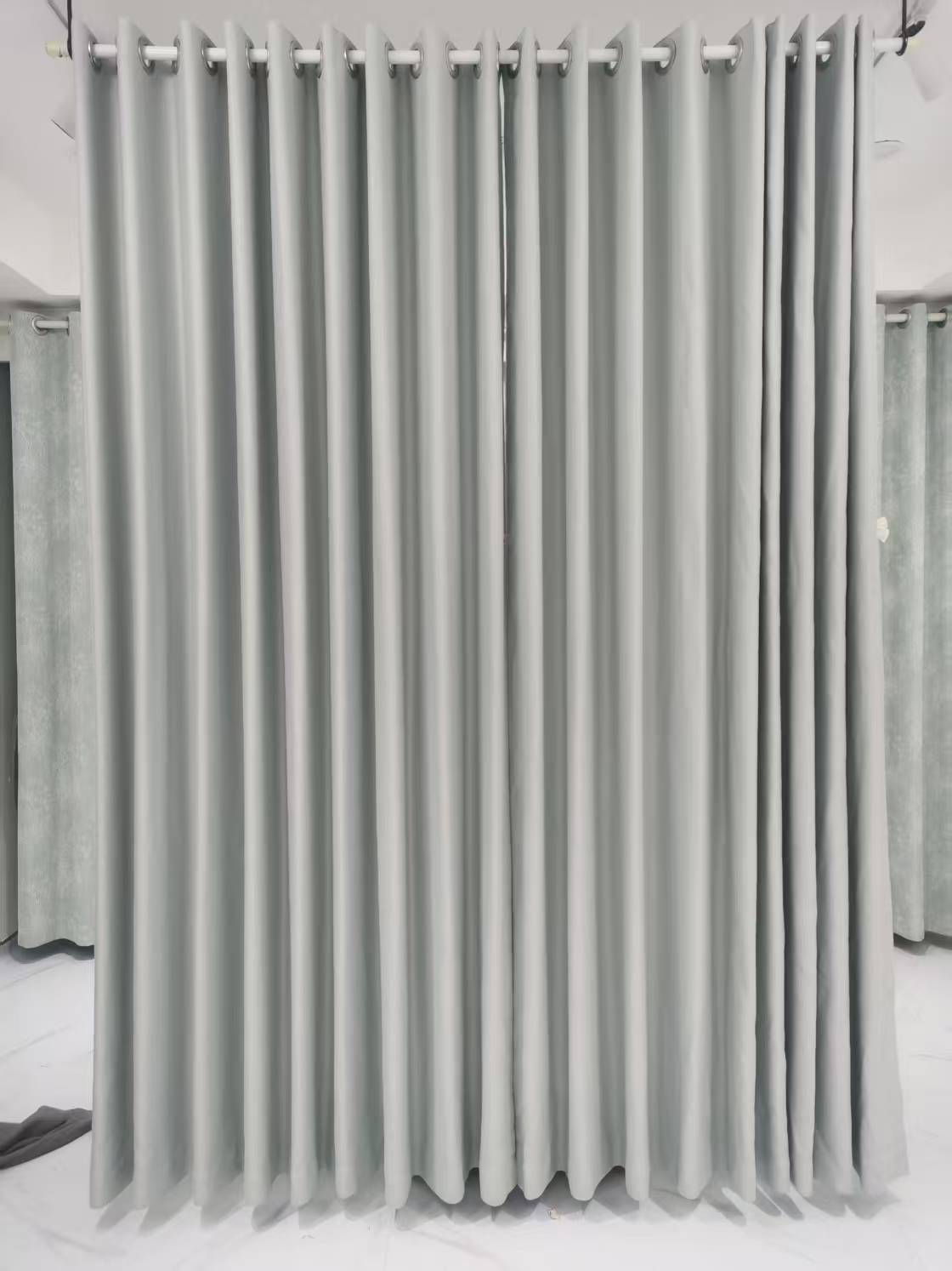 3.1高时尚灰窗帘客厅卧室全遮光窗帘定制防晒隔热