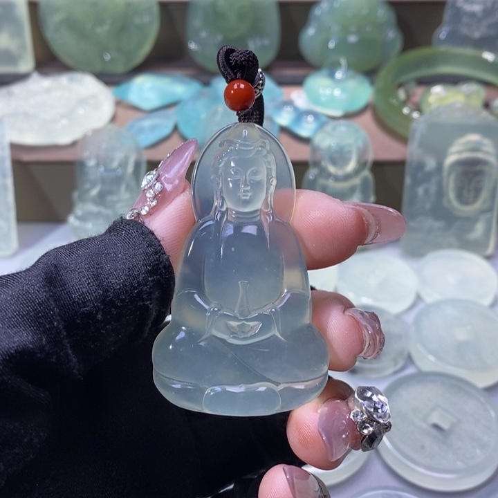 岫玉未镶嵌吊坠吊坠