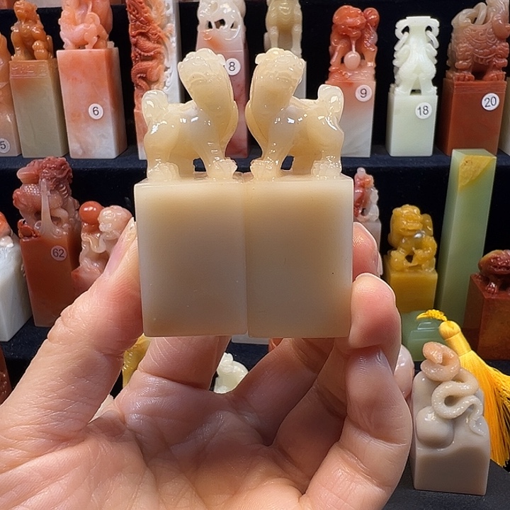 寿山石印石寿山石手工雕刻