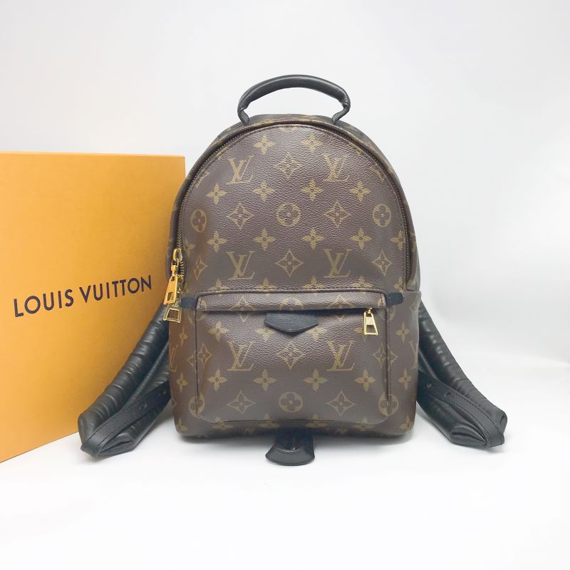 95新 LouisVuitton/路易威登 洋诚二手 LV老花双肩包 95新