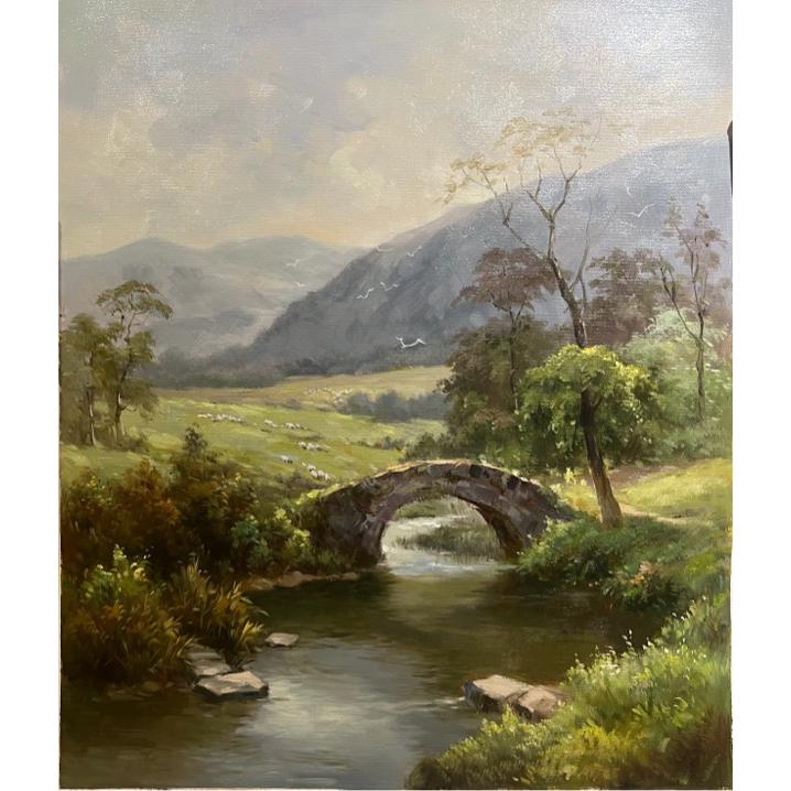 纯手绘油画 客厅餐厅卧室高品质装饰画50 X60厘米带框