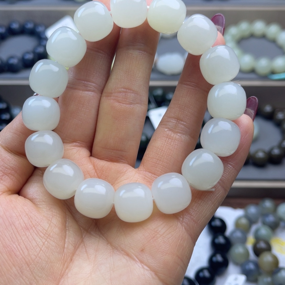 和田玉手链未镶嵌?****?