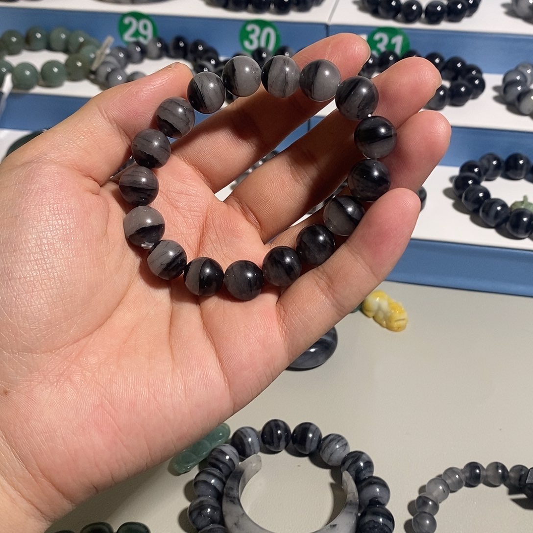 石英质玉未镶嵌手链