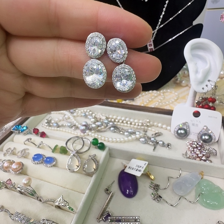 偏***宝925银时尚百搭款洋气