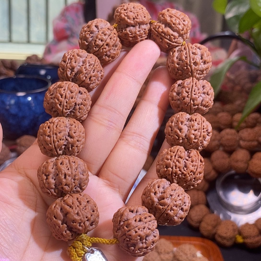 金刚菩提手串二***豆龙牙梅花22mm