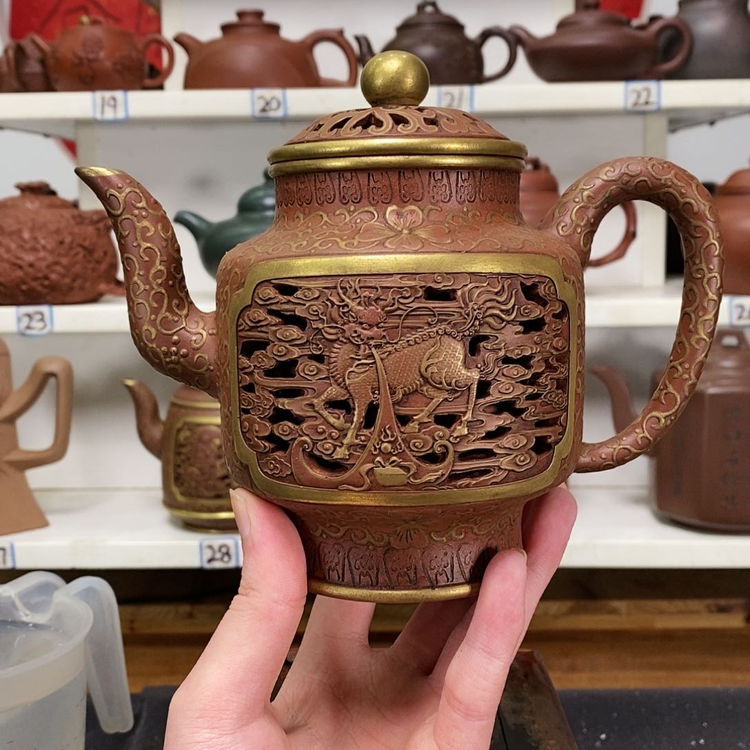 紫砂茶壶今*见全手工制作