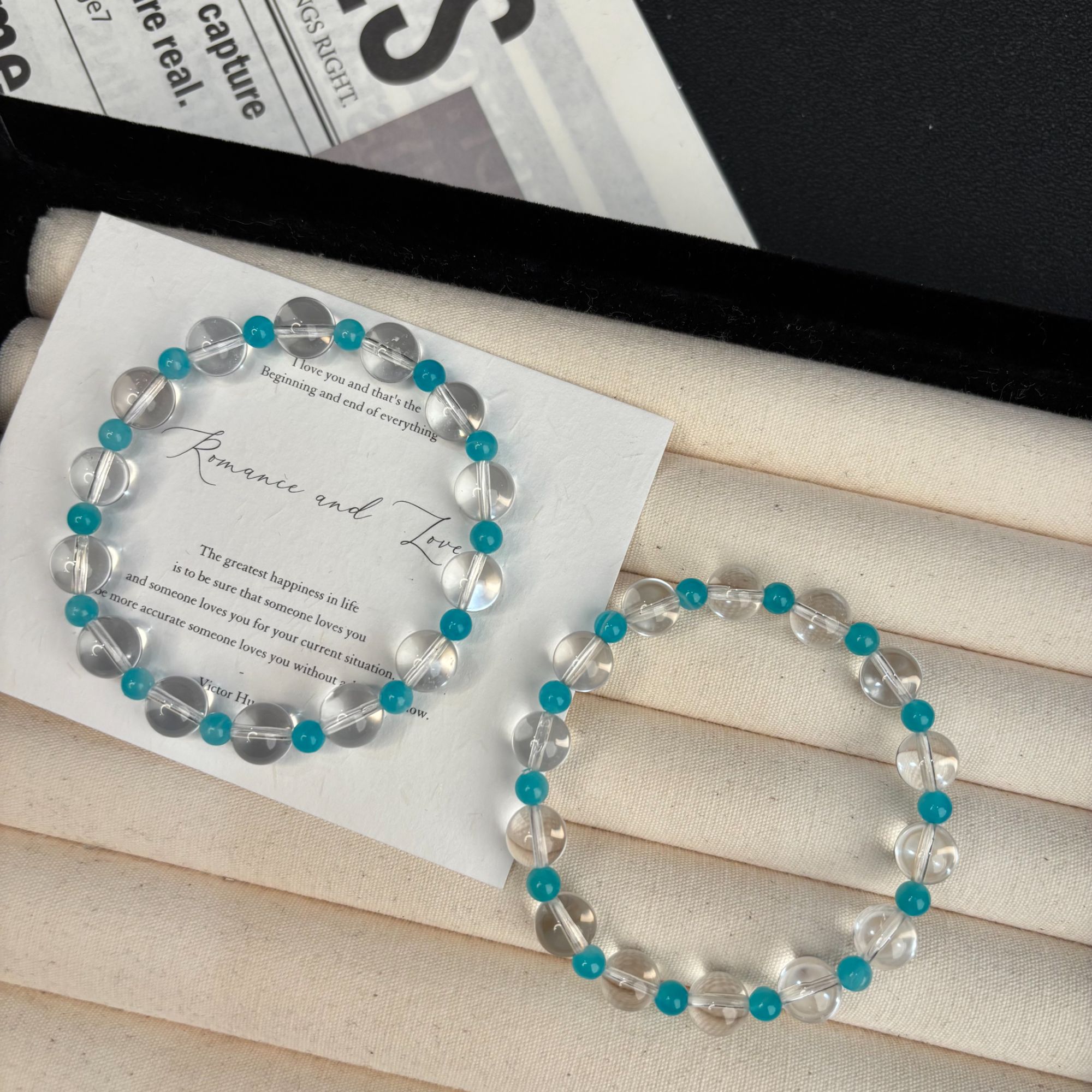 【海雾】天然白水晶轻奢手链多样性发一 T1214