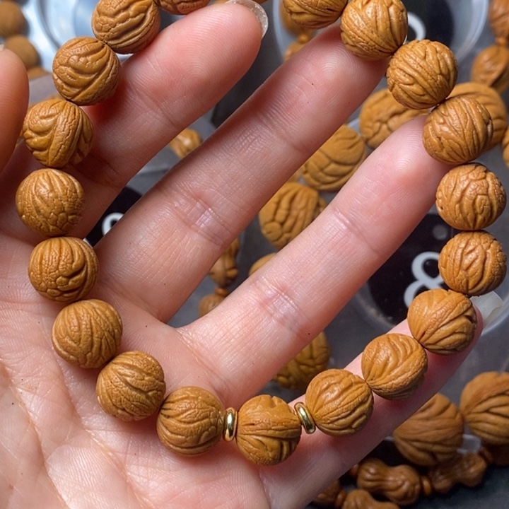 吊坠文玩核桃秦岭野生龙纹桃核12