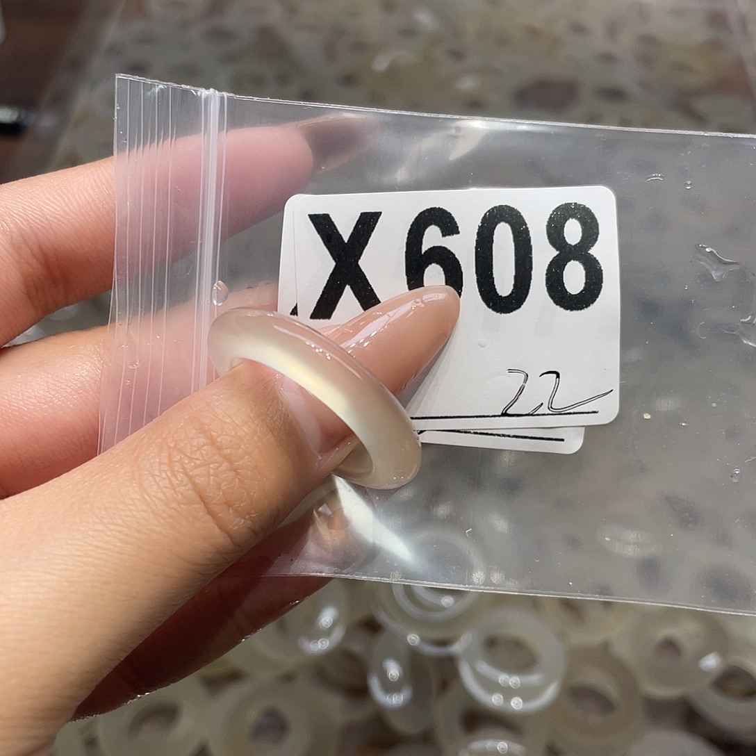 玛瑙/玉髓未镶嵌戒指608