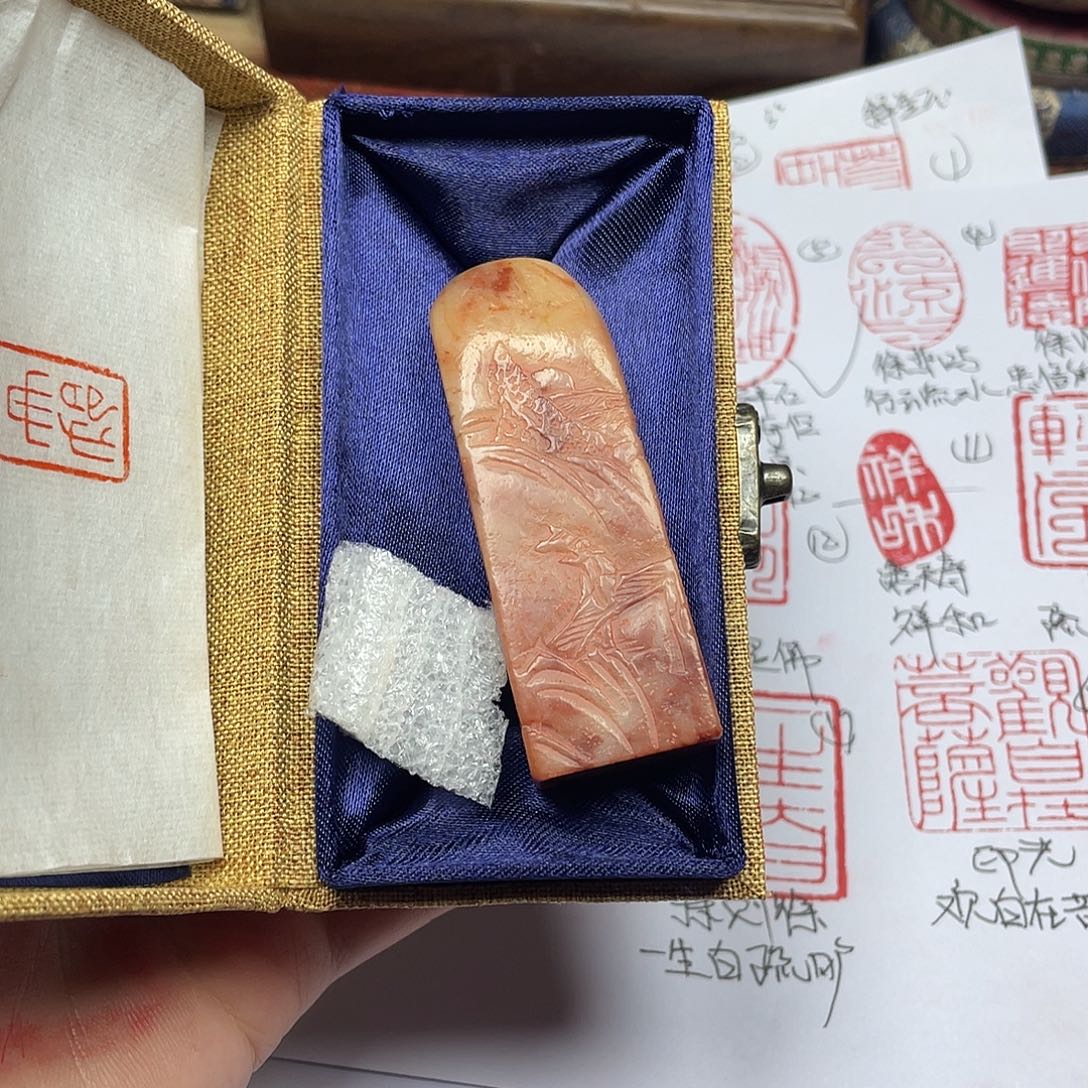 诚***༻印石寿山石芙蓉石