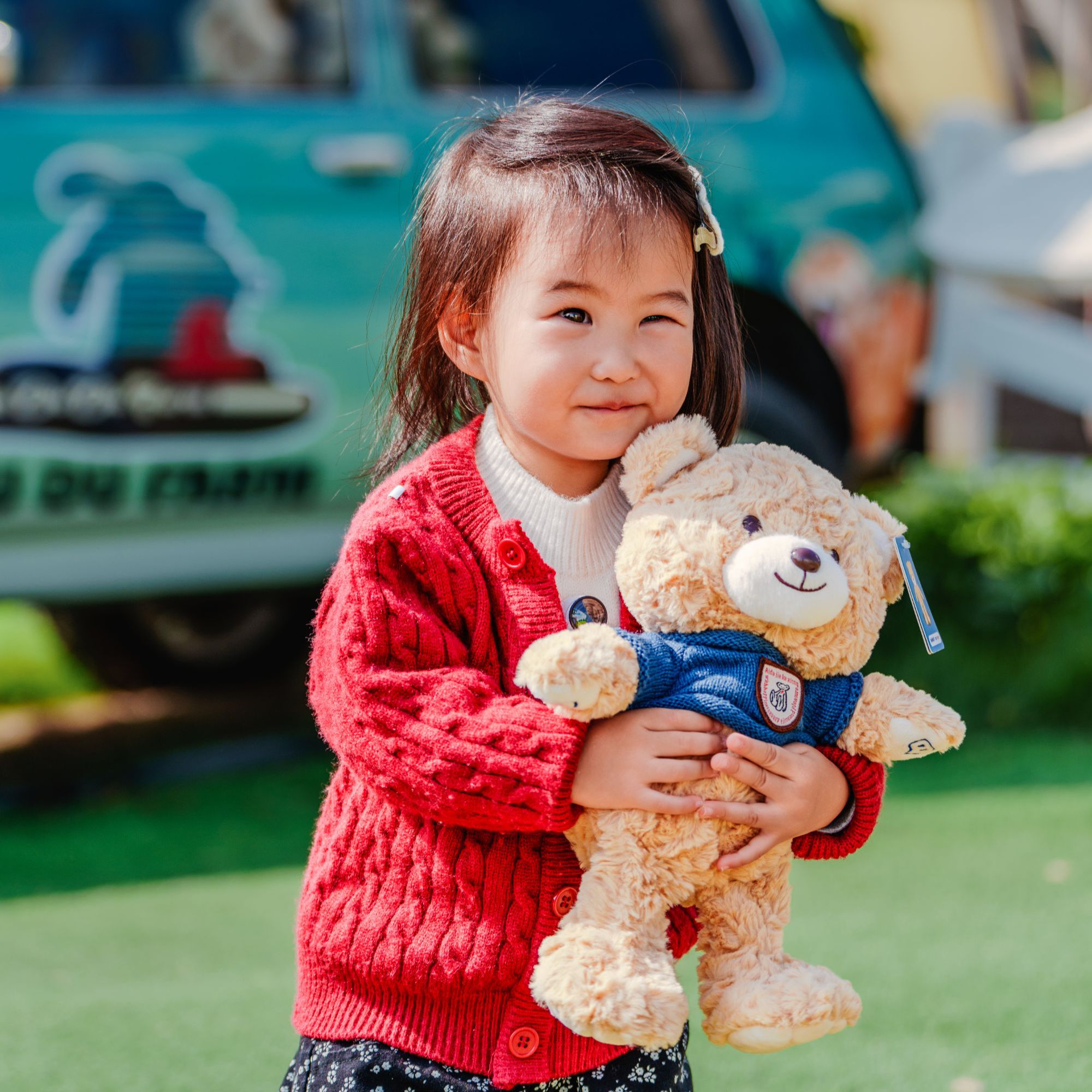 DeepBlue AI智能陪伴小熊对话益智玩具人工智能聊天泰迪毛绒玩具