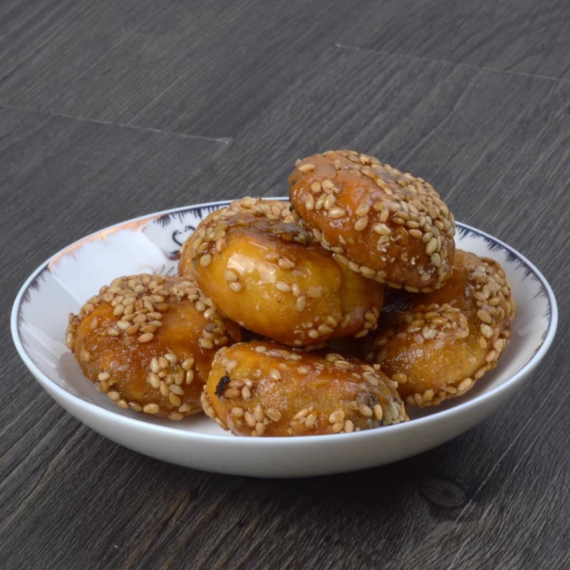 红糖酥饼梅菜饼180g/500克袋装即食地方特色小吃休闲零食下午茶点