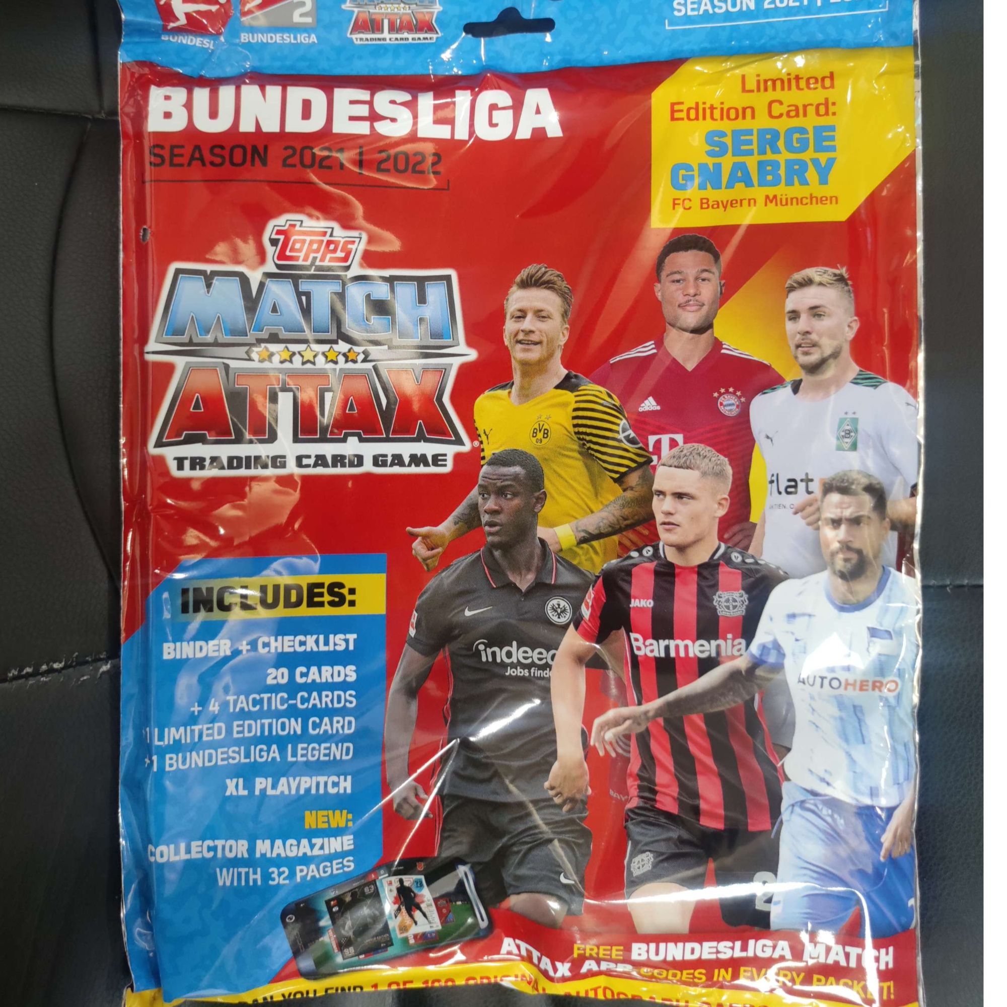 21-22 Topps 德甲 游戏版 初始包 盲盒 拆