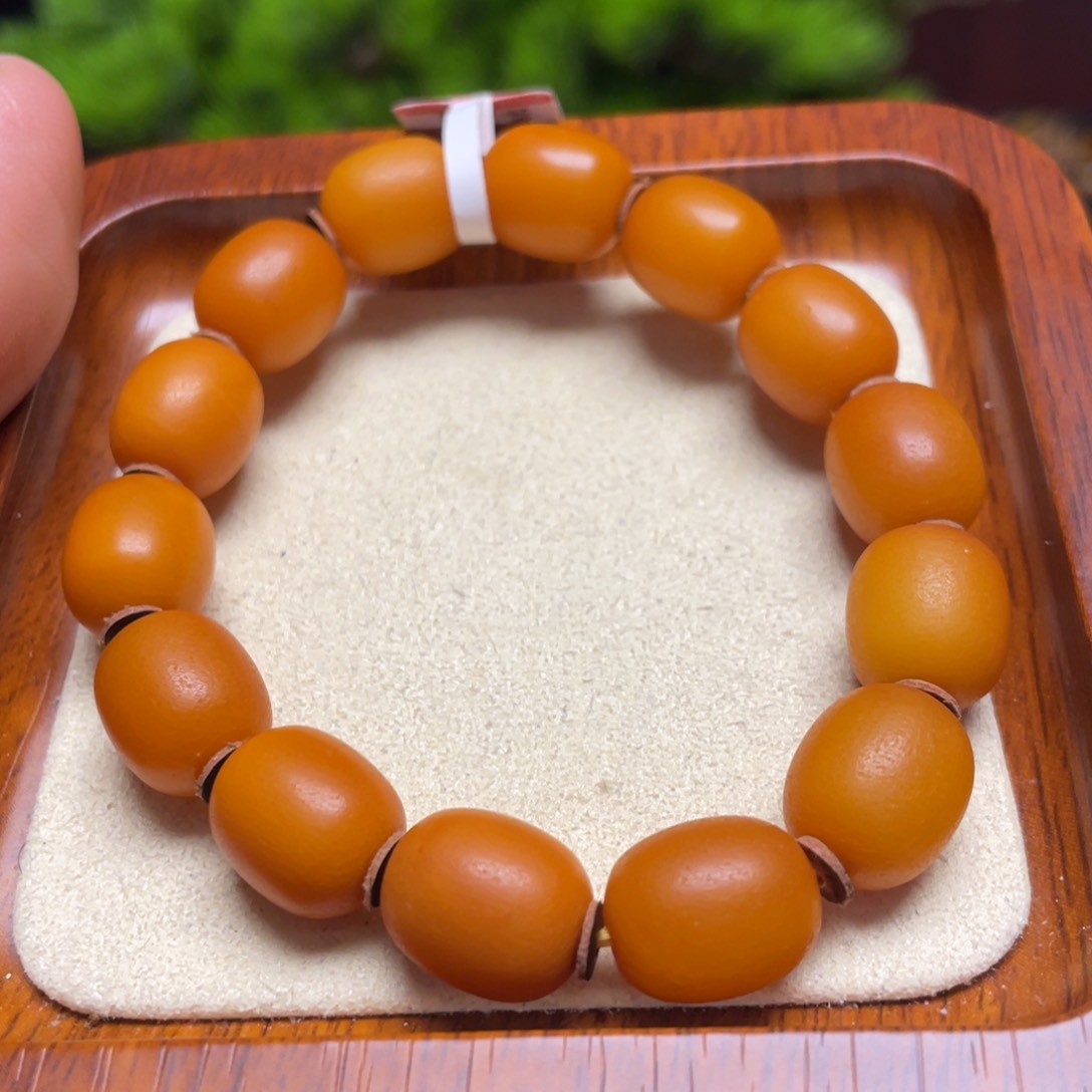 蜜蜡手链未镶嵌手串