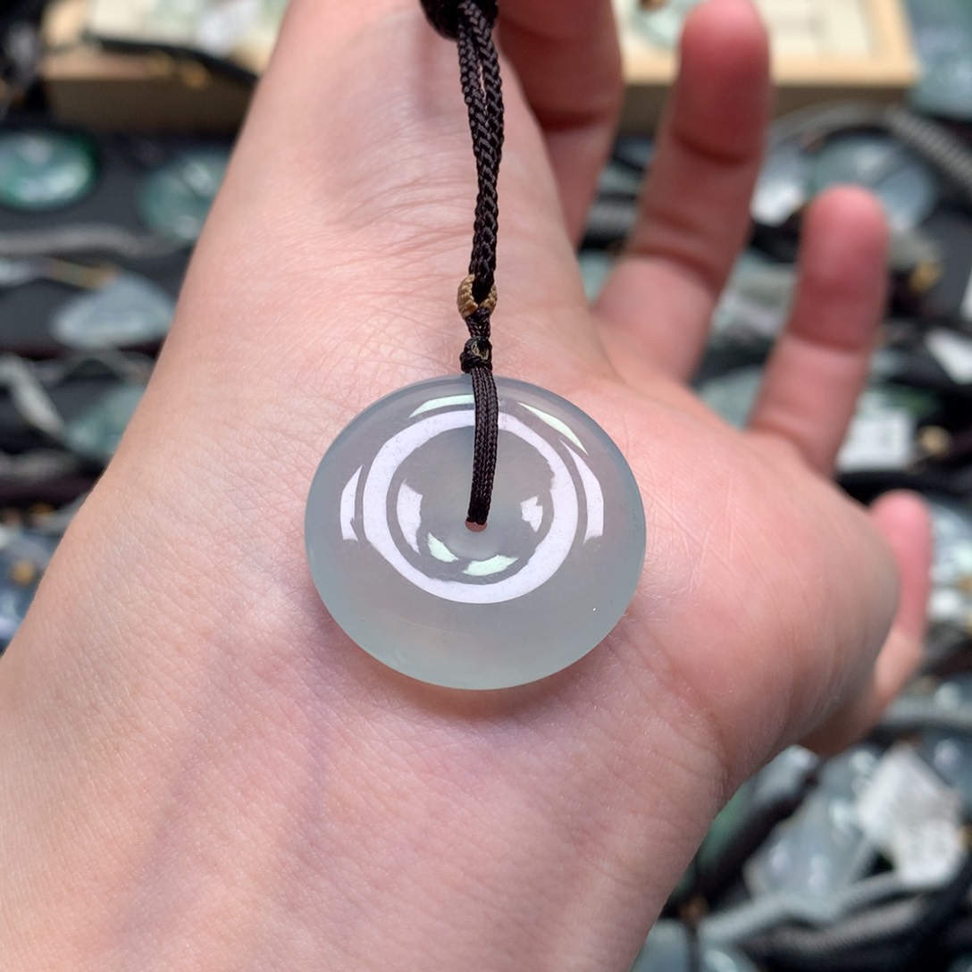 翡翠颈饰未镶嵌鸭***鸭00000000000