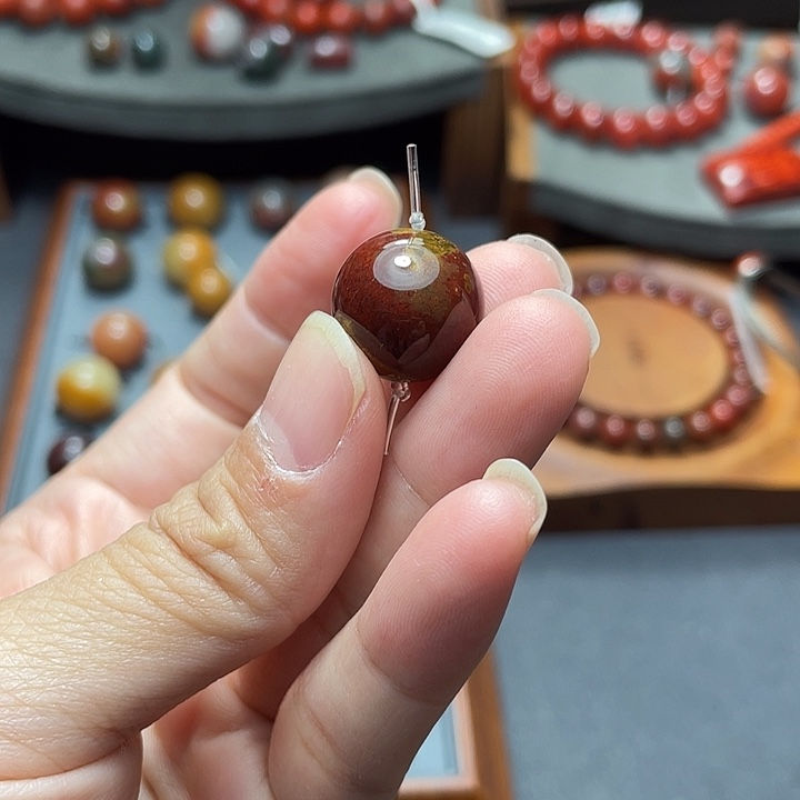 未镶嵌单珠15多样性发1南红玛瑙