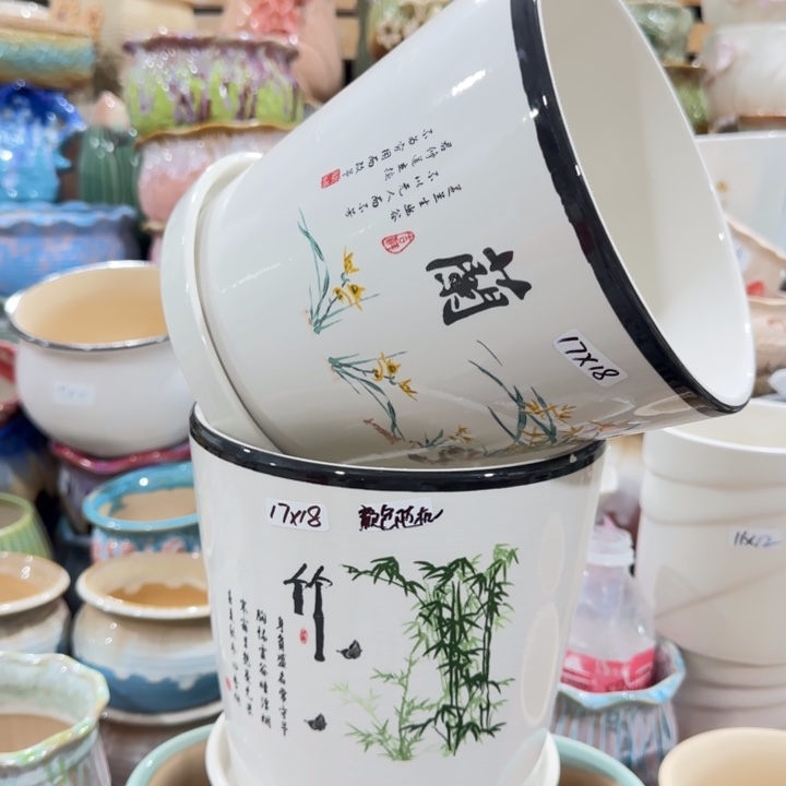 凑9块包邮，有孔，花盆