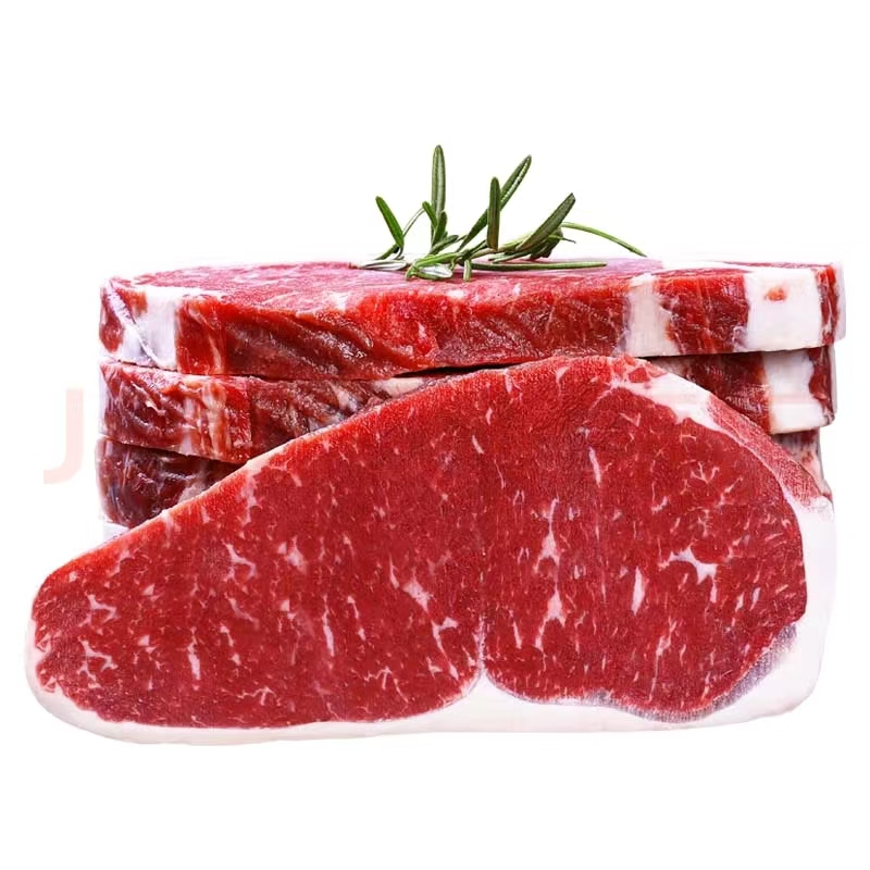 原切牛排安格斯M3+谷饲西冷牛排肉质细腻，营养丰富，鲜嫩多汁，