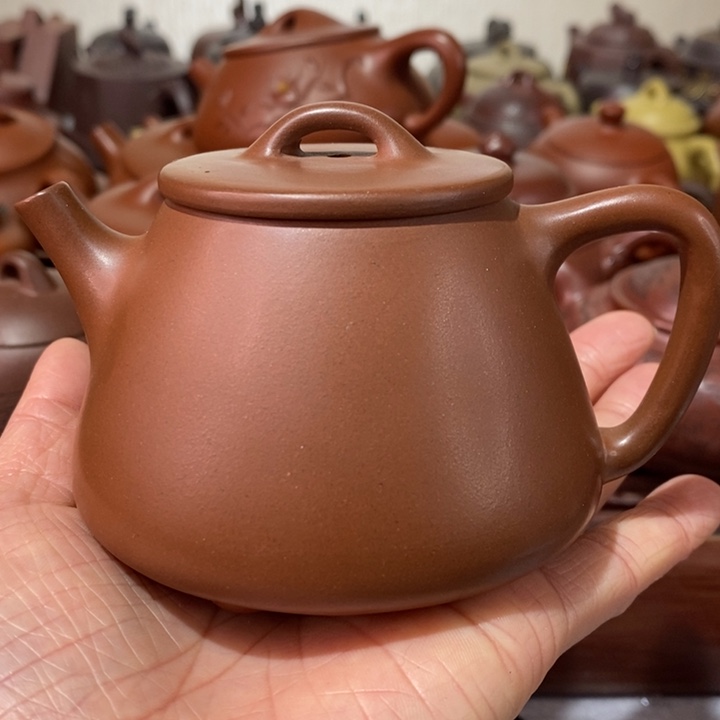 紫砂茶壶微瑕处理一把