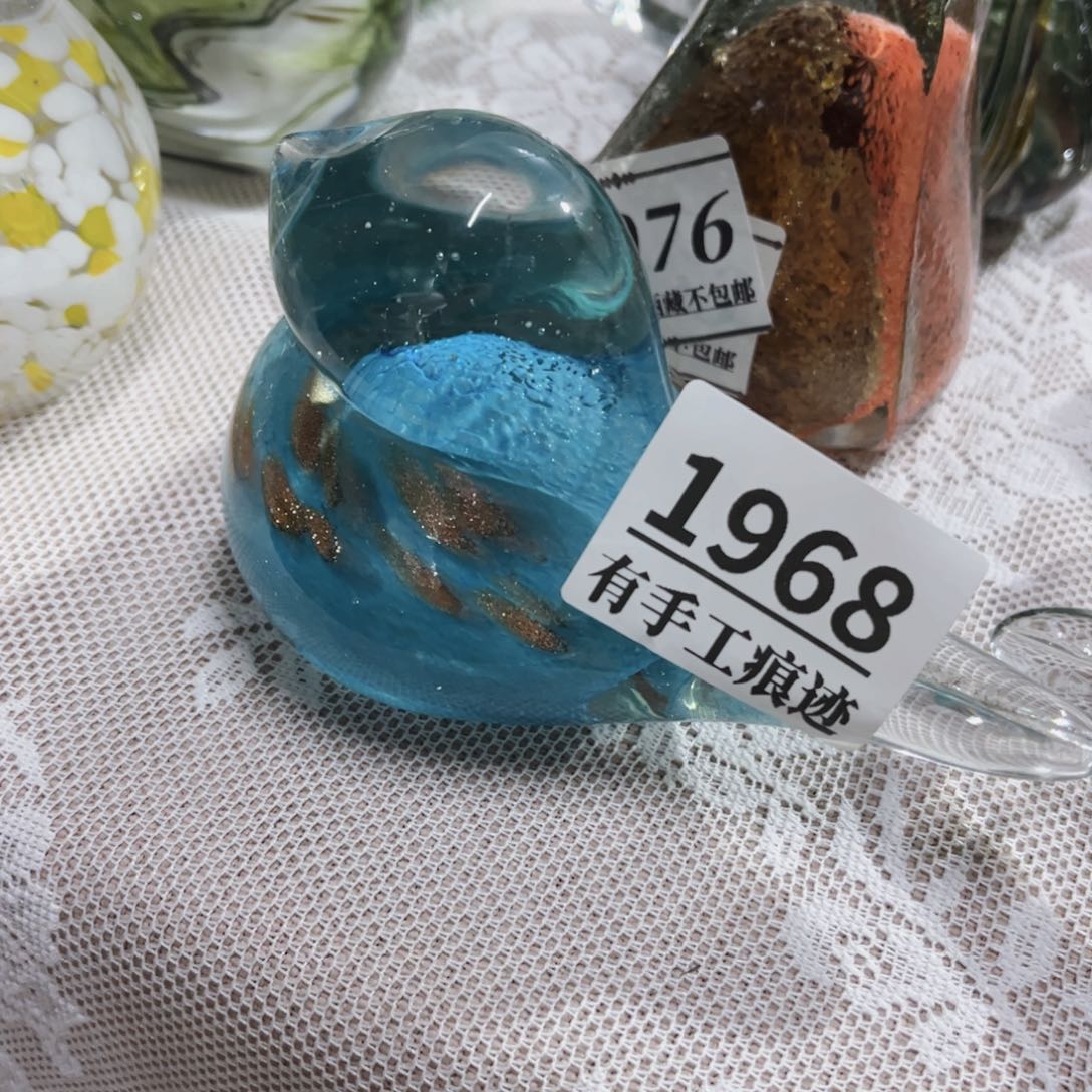 琉璃1968 家悦美居琉璃花瓶摆件