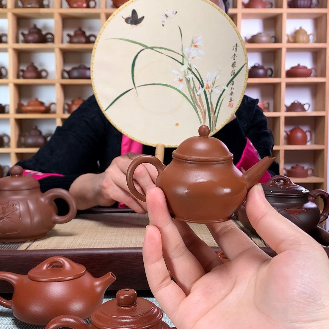 紫砂茶壶为***波紫砂壶手工制作