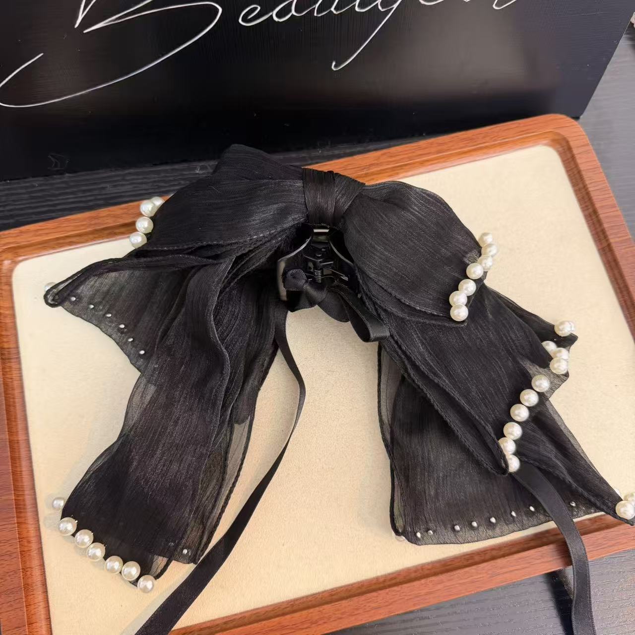 森系女原创设计发夹发饰饰品手工抓夹甜美时尚